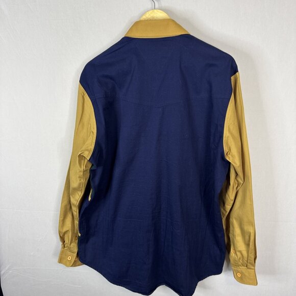 Vintage Paddle River Colorblock Western Shirt Mens L 90s Rodeo - Picture 4 of 6